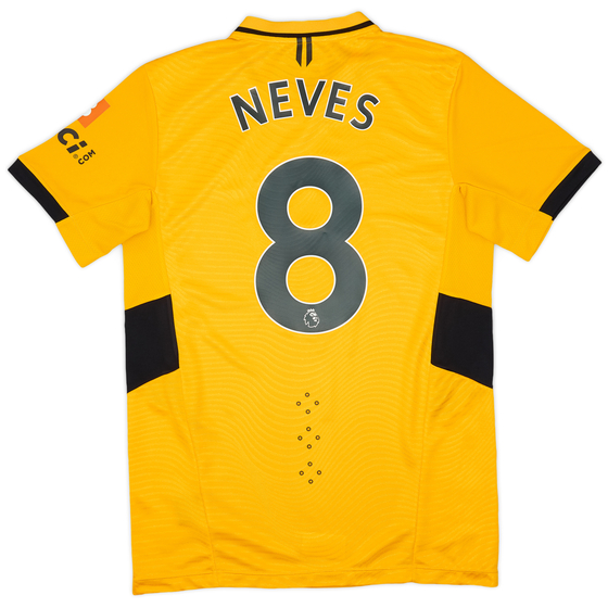2021-22 Wolves Player Issue Home Shirt Neves #8 (S)