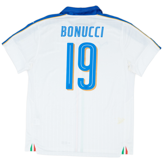 2016-17 Italy Away Shirt Bonucci #19 - 6/10 - (XL)