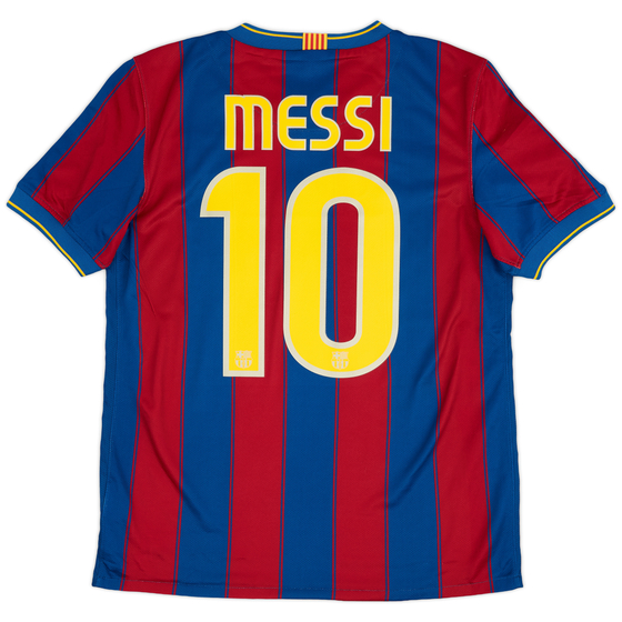 2009-10 Barcelona Home Shirt Messi #10 - 7/10 - (S)