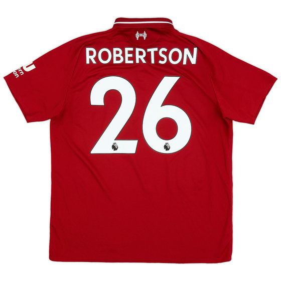 2018-19 Liverpool Home Shirt Robertson #26 - 9/10 - (L)