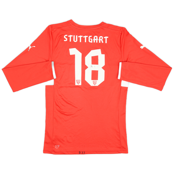 2012-14 Stuttgart Away L/S Shirt #18 - 6/10 - (S)