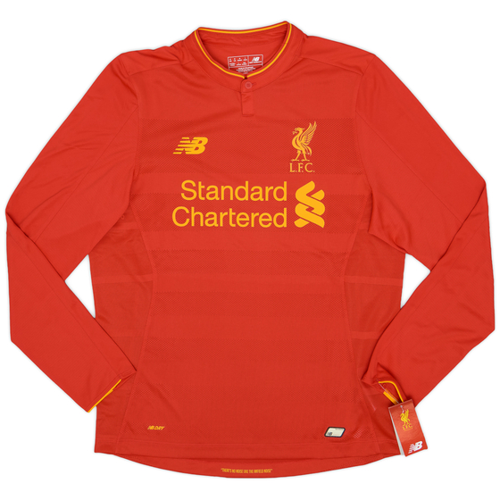 2016-17 Liverpool Home L/S Shirt (M)