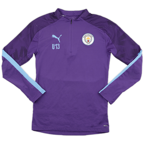 2019-20 Manchester City Youth Player Issue 1/4 Zip Track Jacket - 7/10 - (XS)