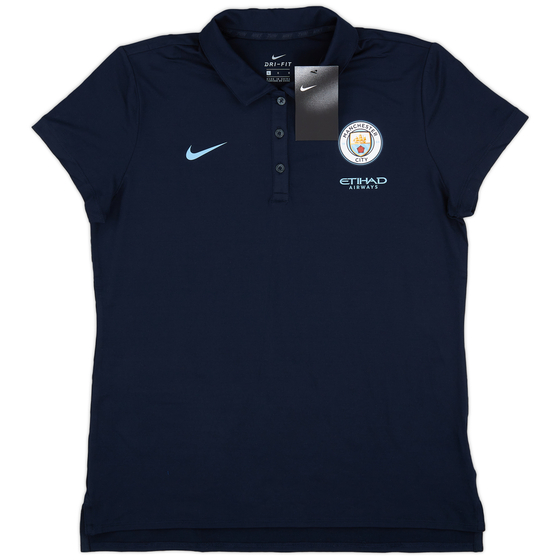 2017-18 Manchester City Puma Polo T-Shirt - (Womens)