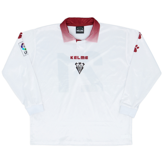1998-2000 Albacete Home L/S Shirt #21 - 9/10 - (L)