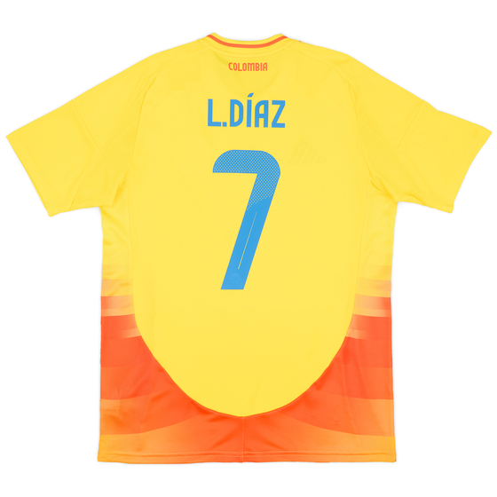 2024-24 Colombia Home Shirt L.Diaz #7