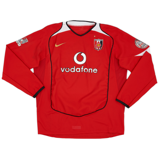 2005 Urawa Red Diamonds Home L/S Shirt - 6/10 - (XL)