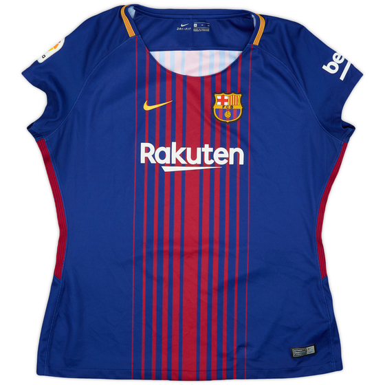 2017-18 Barcelona Home Shirt - 9/10 - (Women's XL)