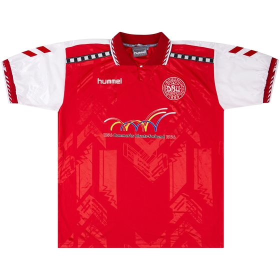 1996-98 Denmark Match Issue Home Shirt #2
