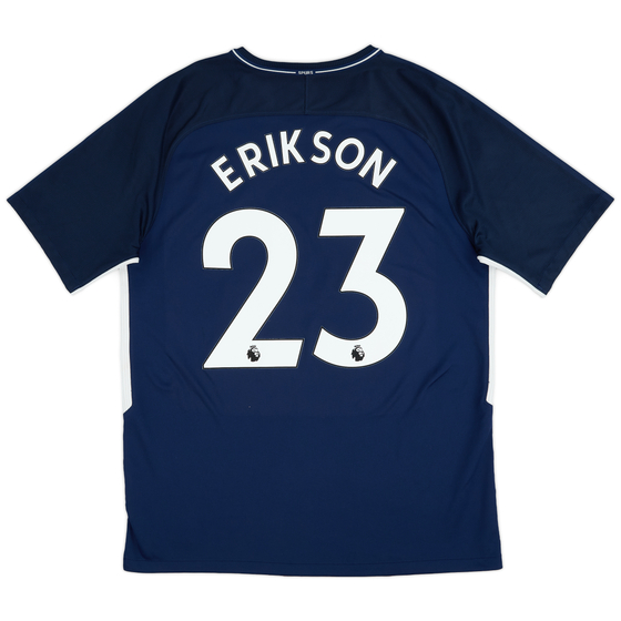 2017-18 Tottenham Away Shirt Erikson #23 - 9/10 - (L)