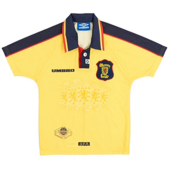 1996-99 Scotland Away Shirt - 9/10 - (S.Boys)
