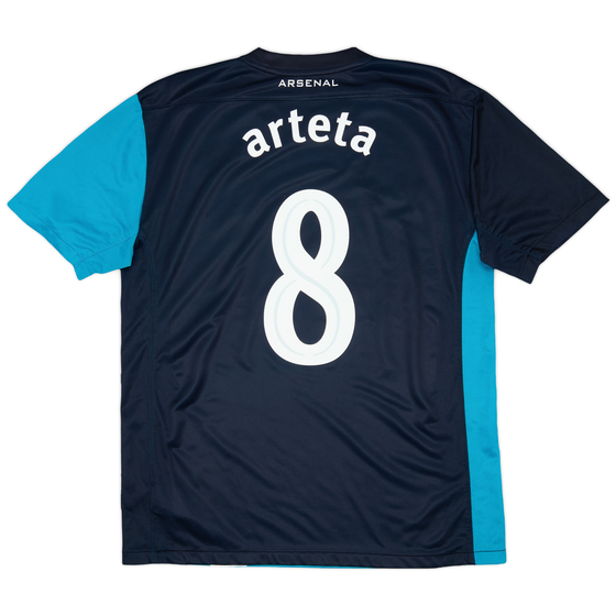 2011-12 Arsenal Away Shirt Arteta #8 - 9/10 - (L)