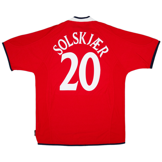 2000-02 Norway Home Shirt Solskjaer #20 - 8/10 - (XL)