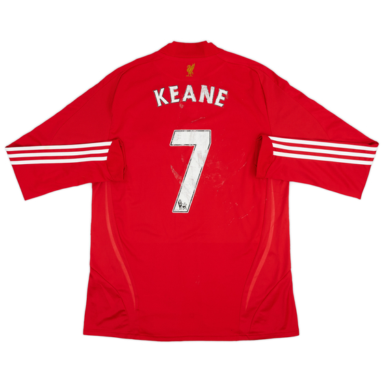 2008-10 Liverpool Home L/S Shirt Keane #7 - 4/10 - (L)
