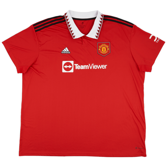 2022-23 Manchester United Home Shirt - 8/10 - (4XL)