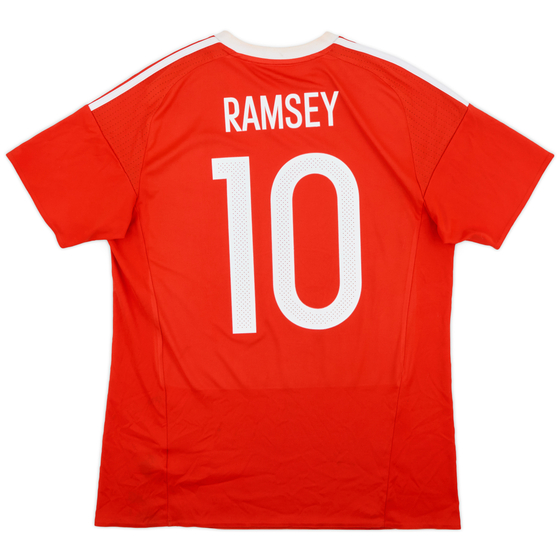 2016-17 Wales Home Shirt Ramsey #10 - 6/10 - (M)