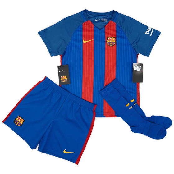 2016-17 Barcelona Home Full Kit (Little Kids)