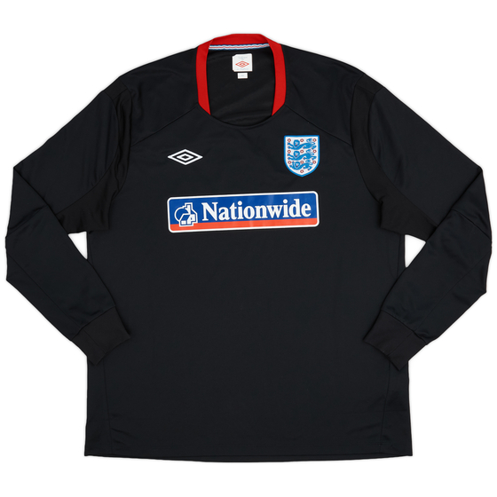 2009-10 England Umbro Training L/S Shirt - 9/10 - (XXL)