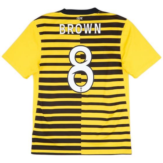 2011-12 Celtic Third Shirt Brown #8 - 9/10 - (S)