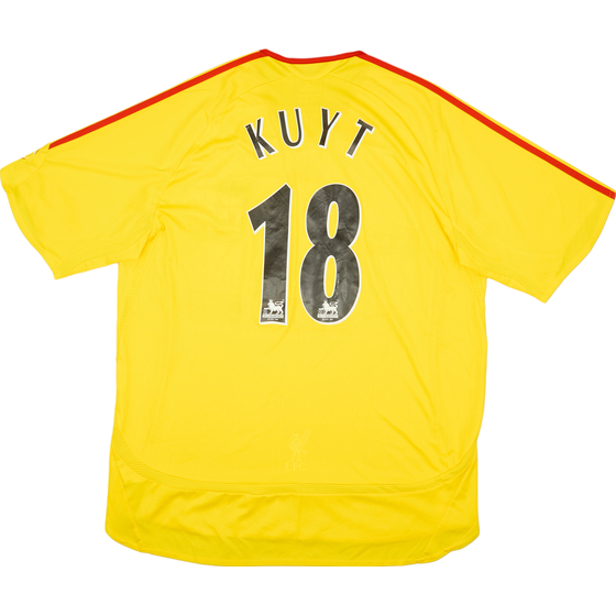 2006-07 Liverpool Away Shirt Kuyt #18 - 7/10 - (XL)