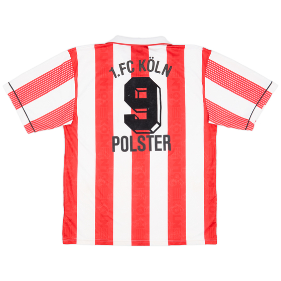 1995-96 FC Koln Home Shirt Polster #9 - 6/10 - (L)
