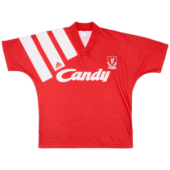 1991-92 Liverpool Home Shirt - 4/10 - (M/L)