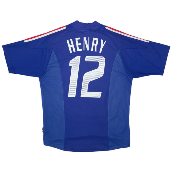 2002-04 France Home Shirt Henry #12 - 6/10 - (M)