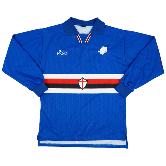 1996-97 Sampdoria Home L/S Shirt - 6/10 - (L)