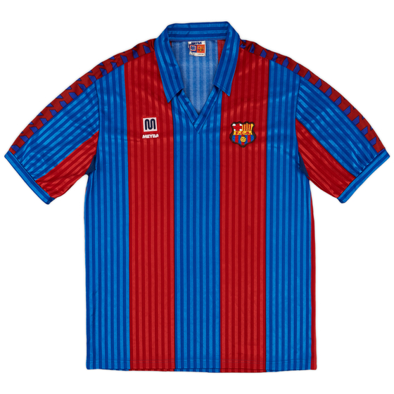 1989-92 Barcelona Home Shirt - 8/10 - (XL)