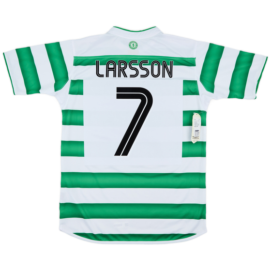 2003-04 Celtic Home Shirt Larsson #7 - (M)