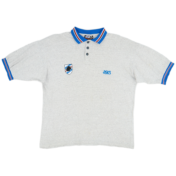 1992-94 Sampdoria Asics Polo Shirt - 9/10 - (XL)