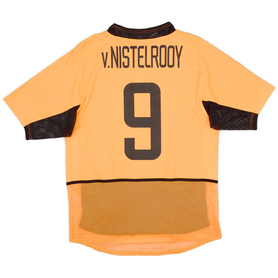2002-04 Netherlands Player Issue Home Shirt V.Nistelrooy #9 - 7/10 - (M)
