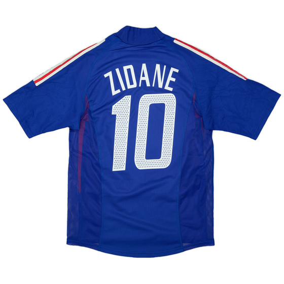 2002-04 France Player Issue Home Shirt Zidane #10 - 7/10 - (S)