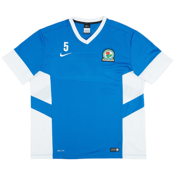 2014-15 Blackburn Rovers Player Issue Nike Training Shirt #5 - 8/10 - (XXL)