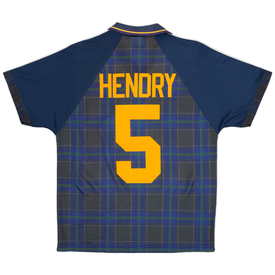 1994-96 Scotland Home Shirt Hendry #5 - 9/10 - (M)