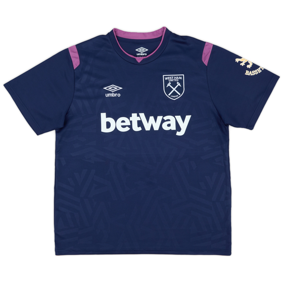 2019-20 West Ham Third Shirt - 8/10 - (XL)