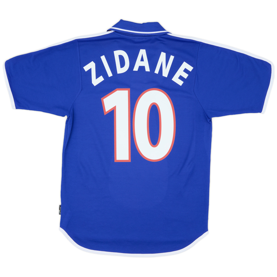 2000-02 France Home Shirt Zidane #10 - 9/10 - (S)
