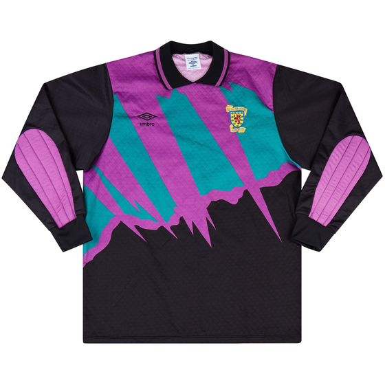 1992 Scotland Match Issue GK Shirt #12 (Marshall)