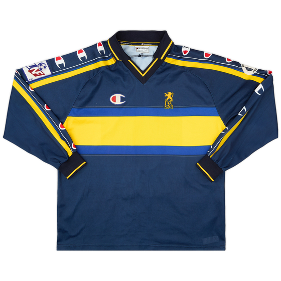 2000-01 Sochaux Home L/S Shirt #7 - 9/10 - (L)
