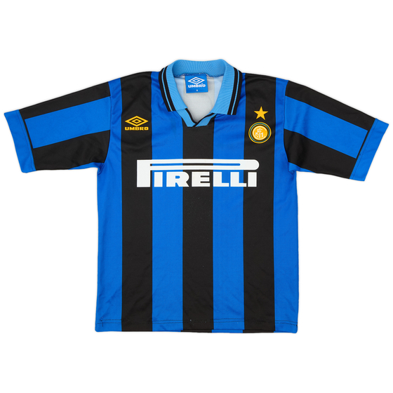 1995-96 Inter Milan Home Shirt #10 - 8/10 - (M.Boys)