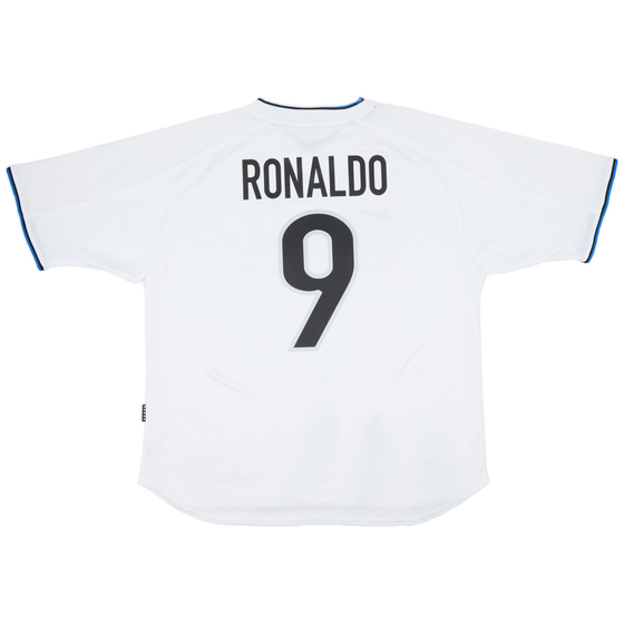 2000-01 Inter Milan Away Shirt Ronaldo #9 - 8/10 - (L)