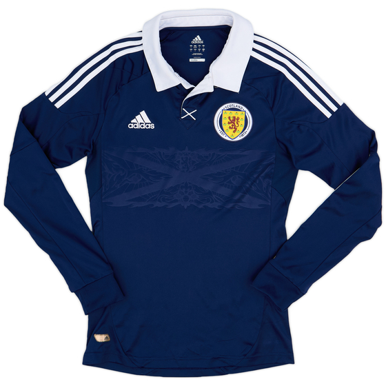 2011-13 Scotland Home L/S Shirt - 9/10 - (S)