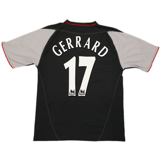 2002-04 Liverpool Away Shirt Gerrard #17 - 8/10 - (M)