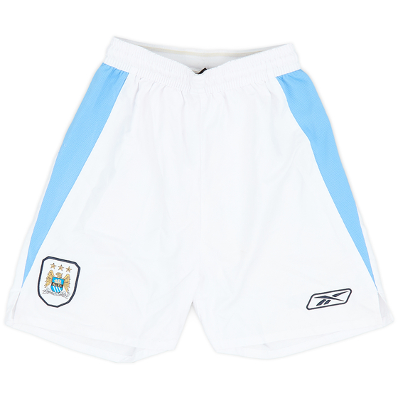 2004-05 Manchester City Home Shorts - 8/10 - (S.Boys)
