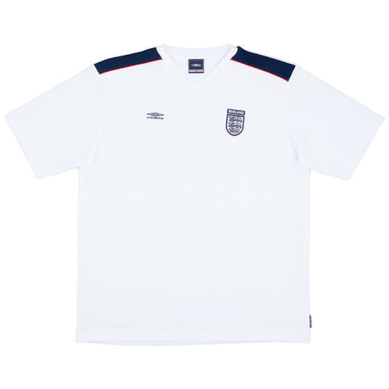 2000-02 England Umbro Training Shirt - 8/10 - (XL)