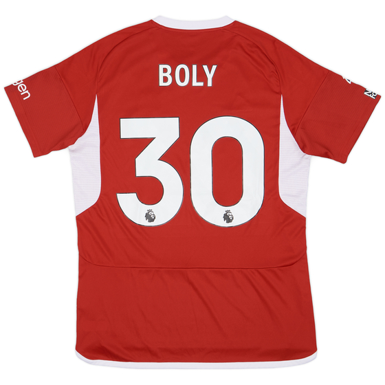 2023-24 Nottingham Forest Match Issue Home Shirt Boly #30