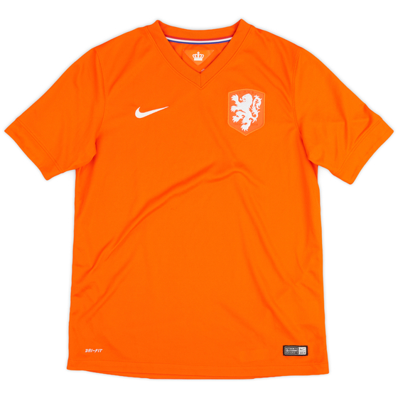 2014-15 Netherlands Home Shirt - 8/10 - (XL.Boys)