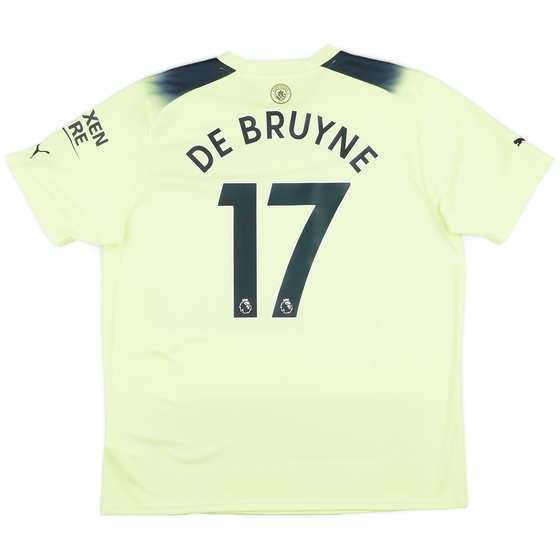 2022-23 Manchester City Third Shirt De Bruyne #17 (XL)