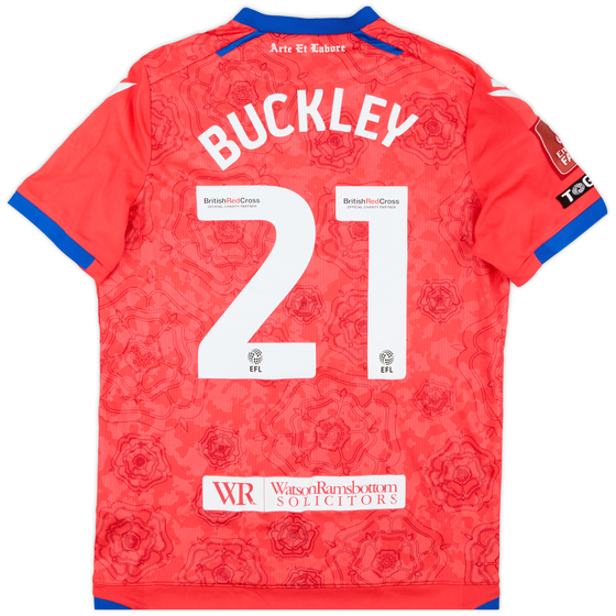 2022-23 Blackburn Match Issue FA Cup Third Shirt Buckley #21