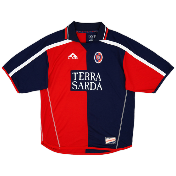 2002-03 Cagliari Home Shirt - 9/10 - (XL)